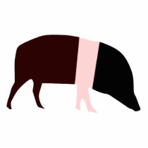 Saddleback Pig Photo Sculpture