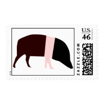 Saddleback Pig US Postage Stamp