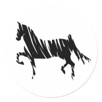 Saddlebred Art stickers by PaintingPony Saddlebred Art stickers