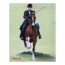 Saddlebred Elegance in Action Horse Portrait posters