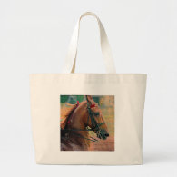Saddlebred Faux Painting Tote Bags