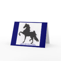 Saddlebred Greeting Card