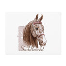  - American Saddlebred Head Study Illustration on Saddlebred t-shirts and gifts. This beautifully elegant drawing of an American Saddlebred Horse is featured in both brown and blue hues. The artist Robin Nuttall has exquisitely captured the breed's nobility and refinement in this beautiful piece of art.: Sizes 