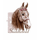  - American Saddlebred Head Study Illustration on Saddlebred t-shirts and gifts. This beautifully elegant drawing of an American Saddlebred Horse is featured in both brown and blue hues. The artist Robin Nuttall has exquisitely captured the breed's nobility and refinement in this beautiful piece of art.: Sizes  Available colors: lime
