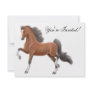 Saddlebred Horse Invitation