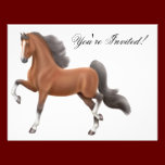 Saddlebred Horse Invitation invitations