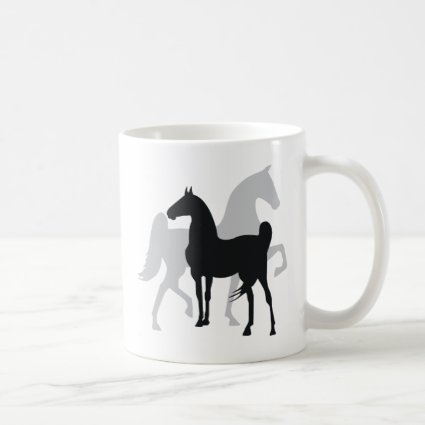 Saddlebred Horses Coffee Mugs