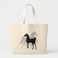 Saddlebred Horses Tote Bag