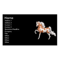 Saddlebred Pinto Horse Business Card