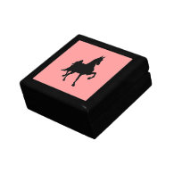 Saddlebred Silhouette Jewelry Boxes