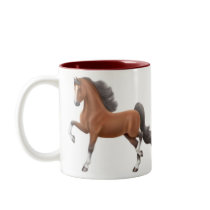 Saddlebred Walking Horse Mug by twopurringcats Saddlebred Walking Horse Mug