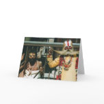 Sadhus in Nepal, postcard
