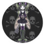 "Sadie" Punk Fly Faery Cute Skull Stickers