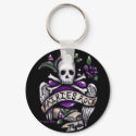 "Sadie" Skull Punk Keychain by mykajelina "Sadie" Skull Punk Keychain