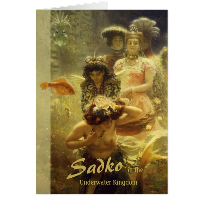Sadko in the Underwater Kingdom CC0857 Ilya Repin Card