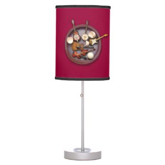 Sado-Domestics Two-Egg Scrambler Table Lamp