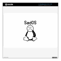 SadOS Laptop Skin (with branding)