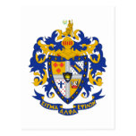 SAE Coat of Arms Color Postcard
