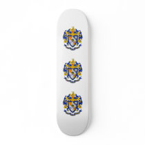 SAE Coat of Arms Color Skate Board