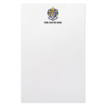 SAE Coat of Arms Color Personalized Stationery