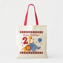 Safari 2nd Birthday Custom Bag