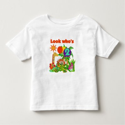 Safari 2nd Birthday T-shirts and Gifts