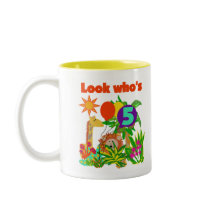 Safari 5th Birthday mugs by kids_birthdays Safari 5th Birthday mugs
