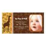 Safari Adventure: Birth Announcement Photo Card