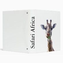 Safari Africa 3 Ring Binder