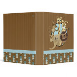 Safari Animal Baby Photo Book 3 Ring Binders