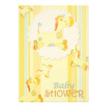 Safari Baby Giraffe Baby Shower Invitations