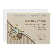 Safari Baby Shower Invitation by mybabybundles Safari Baby Shower Invitation