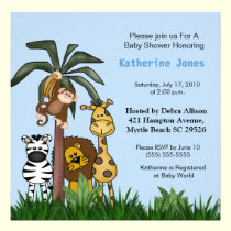 Safari Baby Shower Invitation invitations