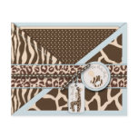 Safari Boy Advice Card flyers
