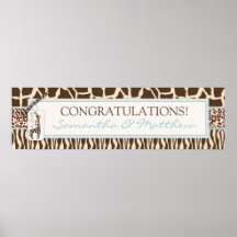 Safari Boy Banner 2 Posters