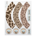Safari Boy BLU Cupcake Wrapper 1 flyers