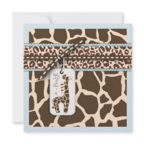 Safari Boy Invitation Square 2