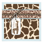 Safari Boy Invitation Square 2B
