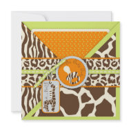 Safari Boy LGR Invitation Square 2 invitation