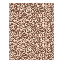 Safari Boy Scrapbook Paper Cheetah Letterhead Design