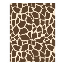 Safari Boy Scrapbook Paper Giraffe Personalized Letterhead
