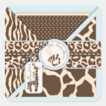 Safari Boy Square Sticker_jms