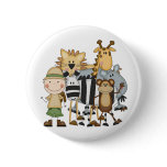 Safari Boy Tshirts and Gifts Buttons