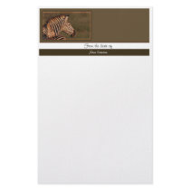 Safari businesses stationery template - zebras