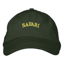 SAFARI embroidered hats by amioki SAFARI embroidered hats