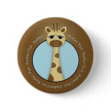Safari Giraffe Button by personalizedbaby Safari Giraffe Button