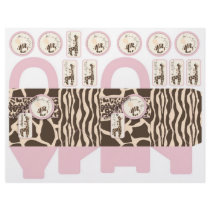 Safari Girl Gift Basket Flyers