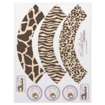 Safari Girl LAV Cupcake Wrappers Flyer