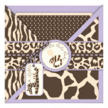Safari Girl LAV Invitation Square 2
