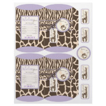 Safari Girl LAV Mini Puff Box Full Color Flyer
